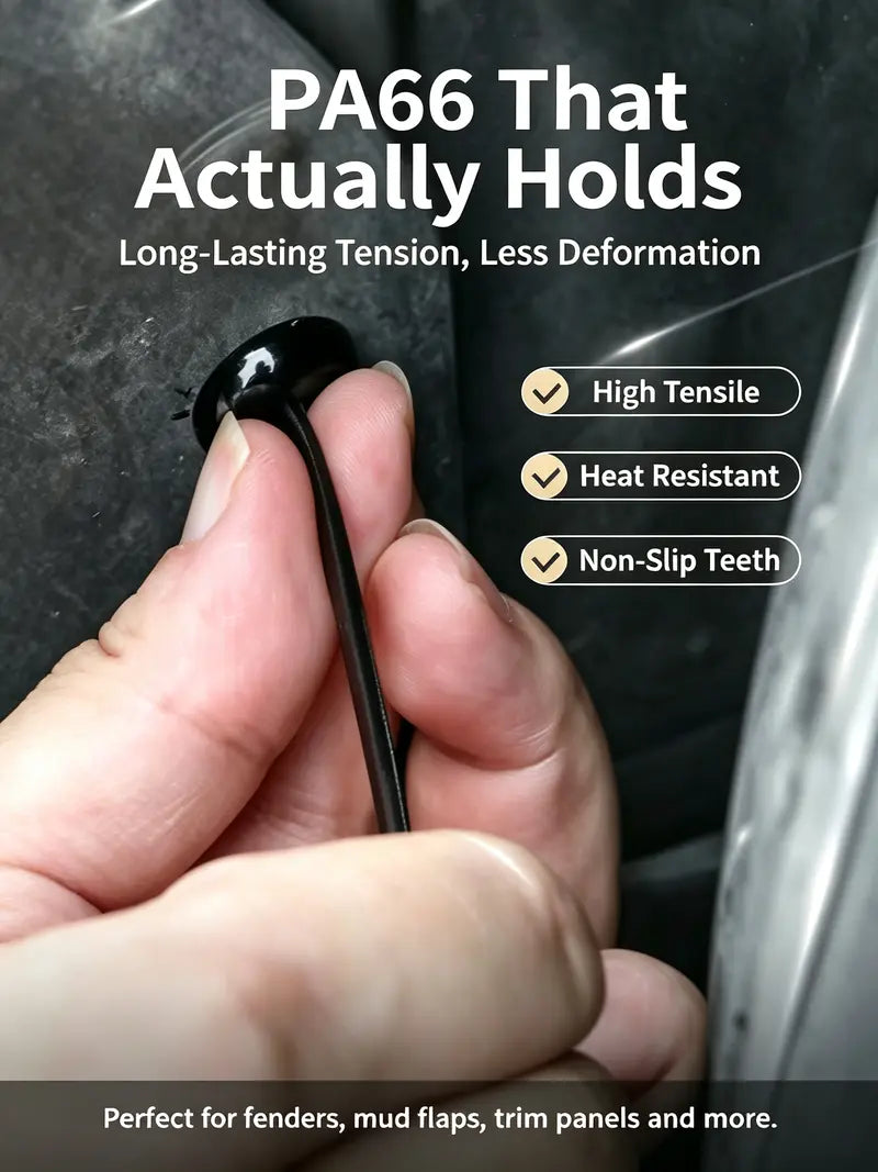 Piece Universal Nylon Cable-Tie Mounting Buckle Set