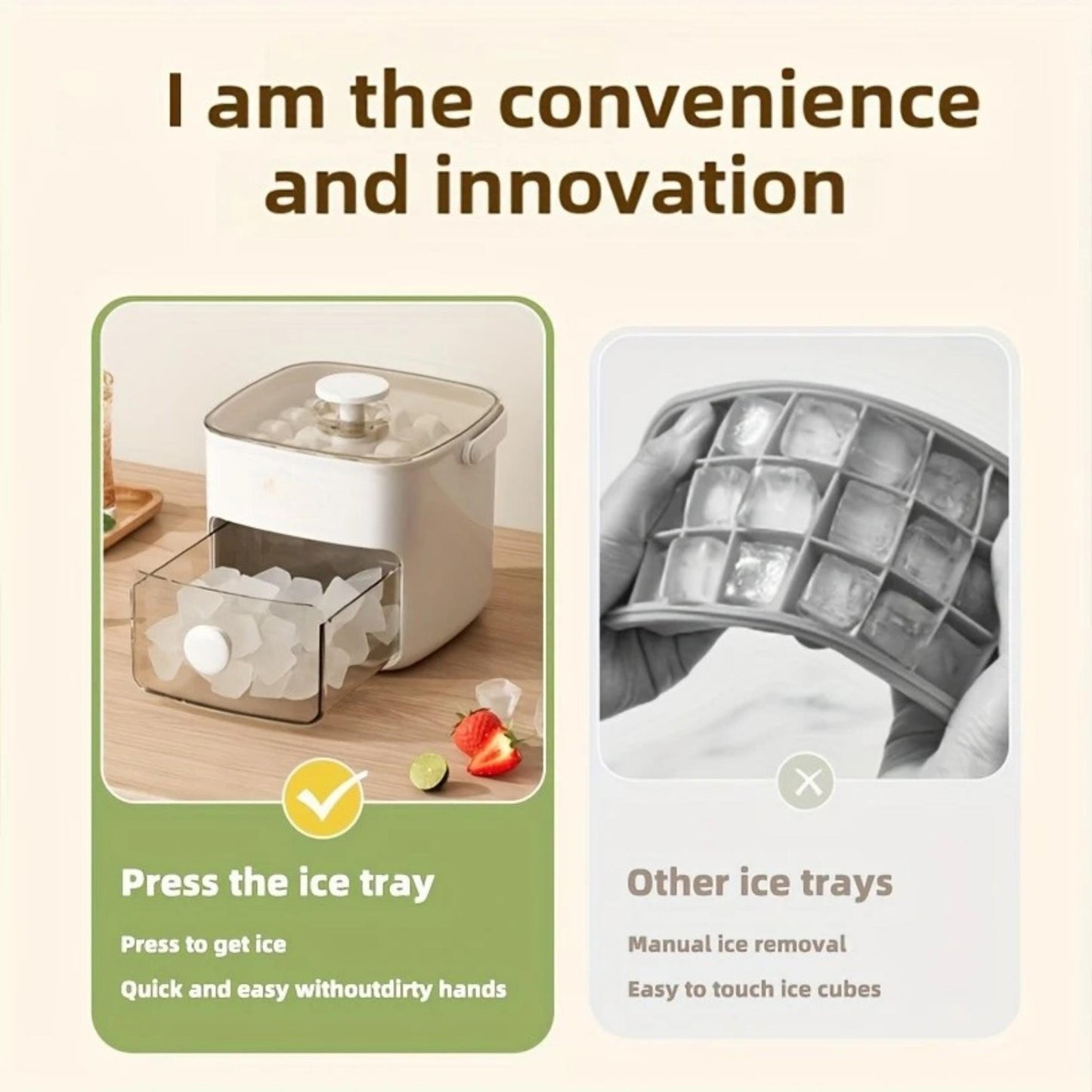 Portable Ice Maker and Storage Bucket