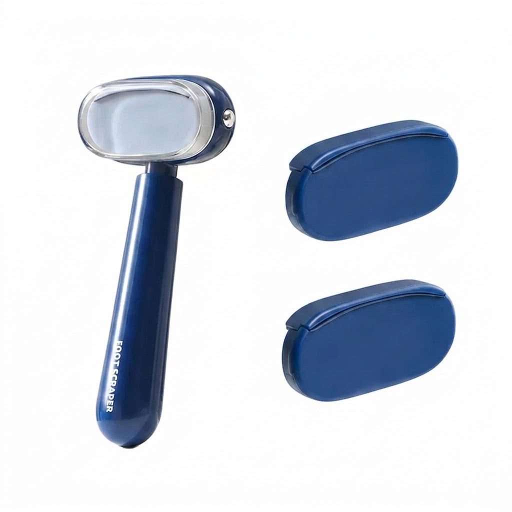 Dual-Sided Stainless Steel Foot Callus Remover & Pedicure Scraper