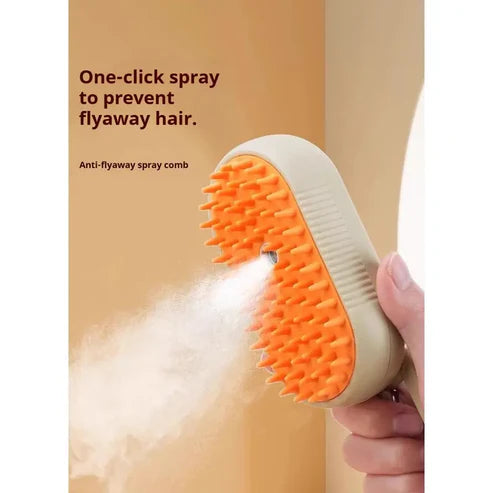 3-in-1 Steam Pet Hair Remover Brush