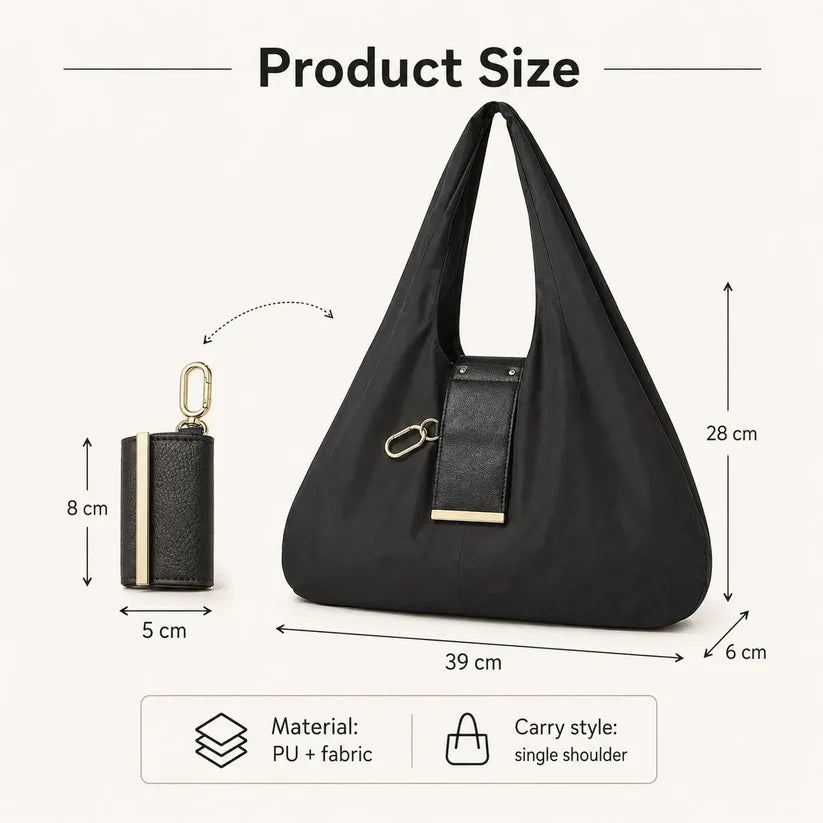 Foldable Keychain Tote Bag – Pocket-Size Reusable Shopping Bag