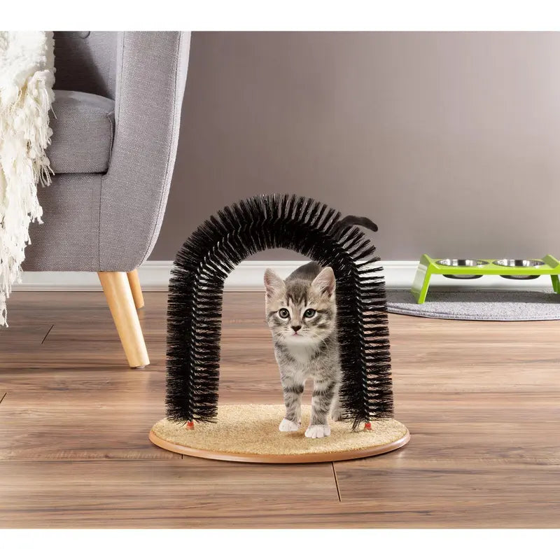 Petmaker Self-Grooming Cat Arch & Bristle Massage Brush