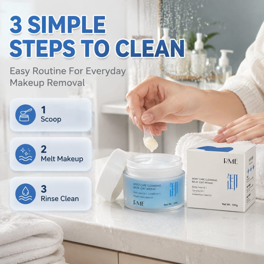 RME Soothing Cleansing Balm – Oat Scent, 100g