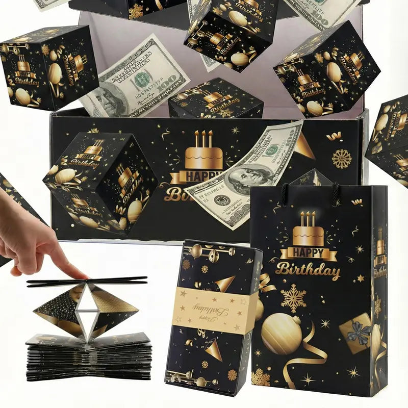 Surprise Explosion Cash Gift Box