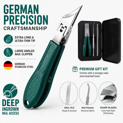3-Piece Eagle Beak Beveled Nail Clipper Set