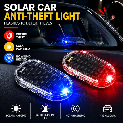 Solar Powered Fake Car Alarm Light