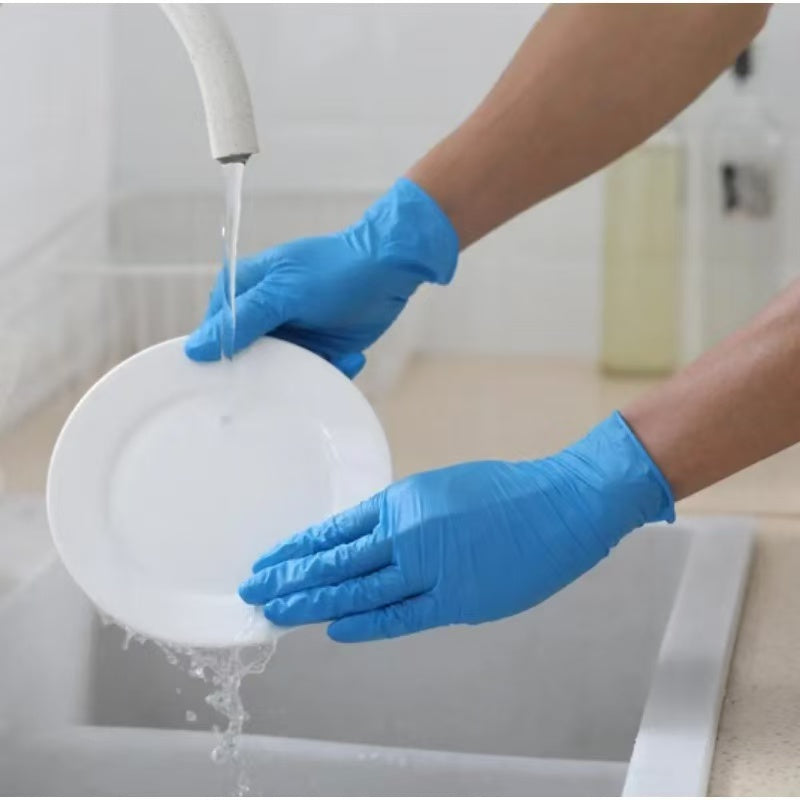 Disposable Powder-Free Nitrile Gloves – 50 or 100 Count