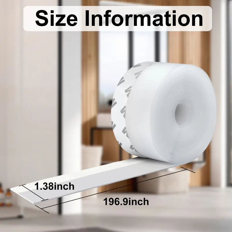 Clear Silicone Door & Window Seal Tape | 2 or 3 Rolls