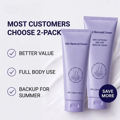 Gentle Hair Removal Cream for Sensitive Skin