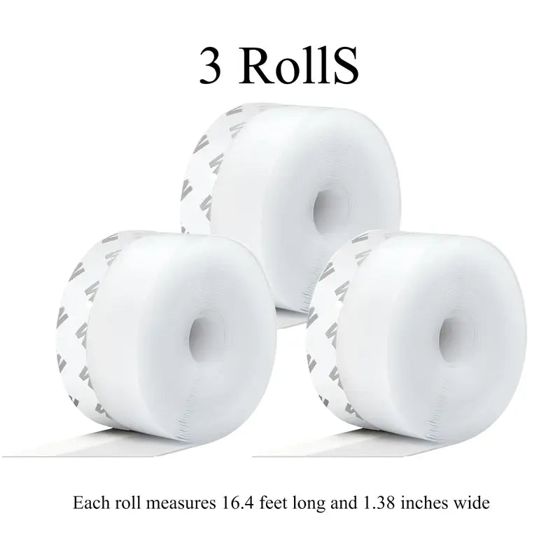 Clear Silicone Door & Window Seal Tape | 2 or 3 Rolls