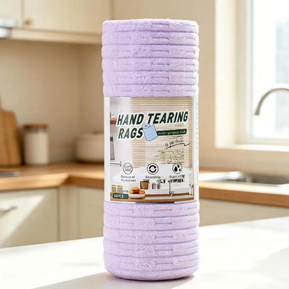 Tear-Off Microfiber Cleaning Cloth Roll