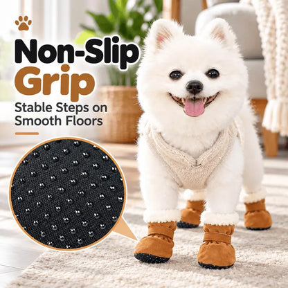 Soft Velvet Puppy Booties