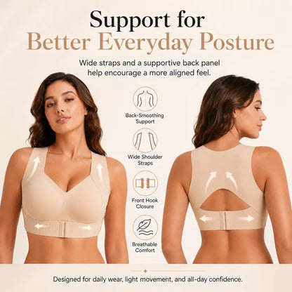 【Postural correction】Women’s Beige Wireless Bra