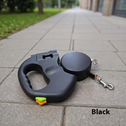 2-in-1 Adjustable Retractable Dog Leash Stretchable