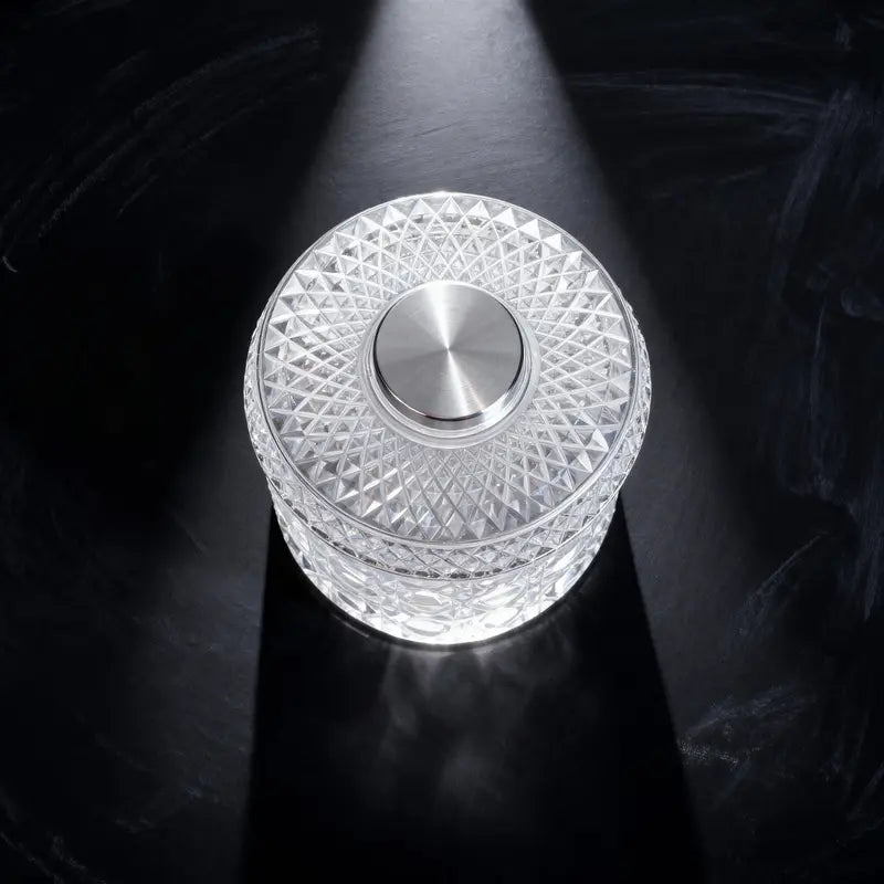 Luxury 360° Spinning Crystal Glass