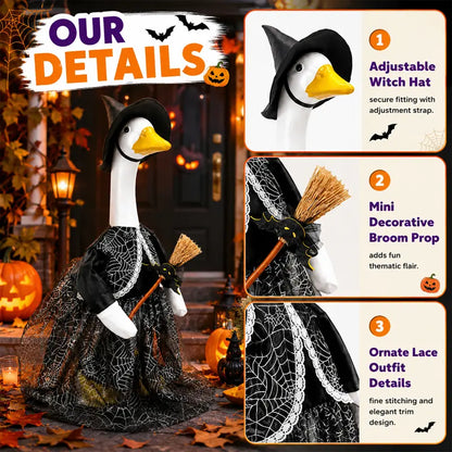 Halloween Porch Goose Costumes Set