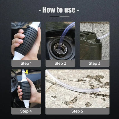 2-in-1 Manual Oil & Fluid Transfer Siphon Pump