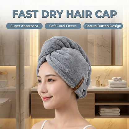 Microfiber Quick-Dry Hair Towel Wrap