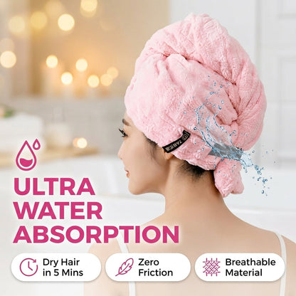 Microfiber Quick-Dry Hair Towel Wrap