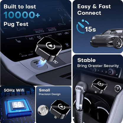 Wireless CarPlay and Android Auto Adapter