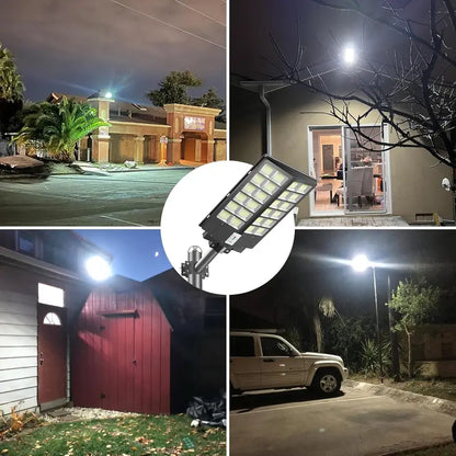 Solar Street Light Outdoor 3 Modes LED Motion Sensor Security Wall Lamp for Garden Yard Porch Decor