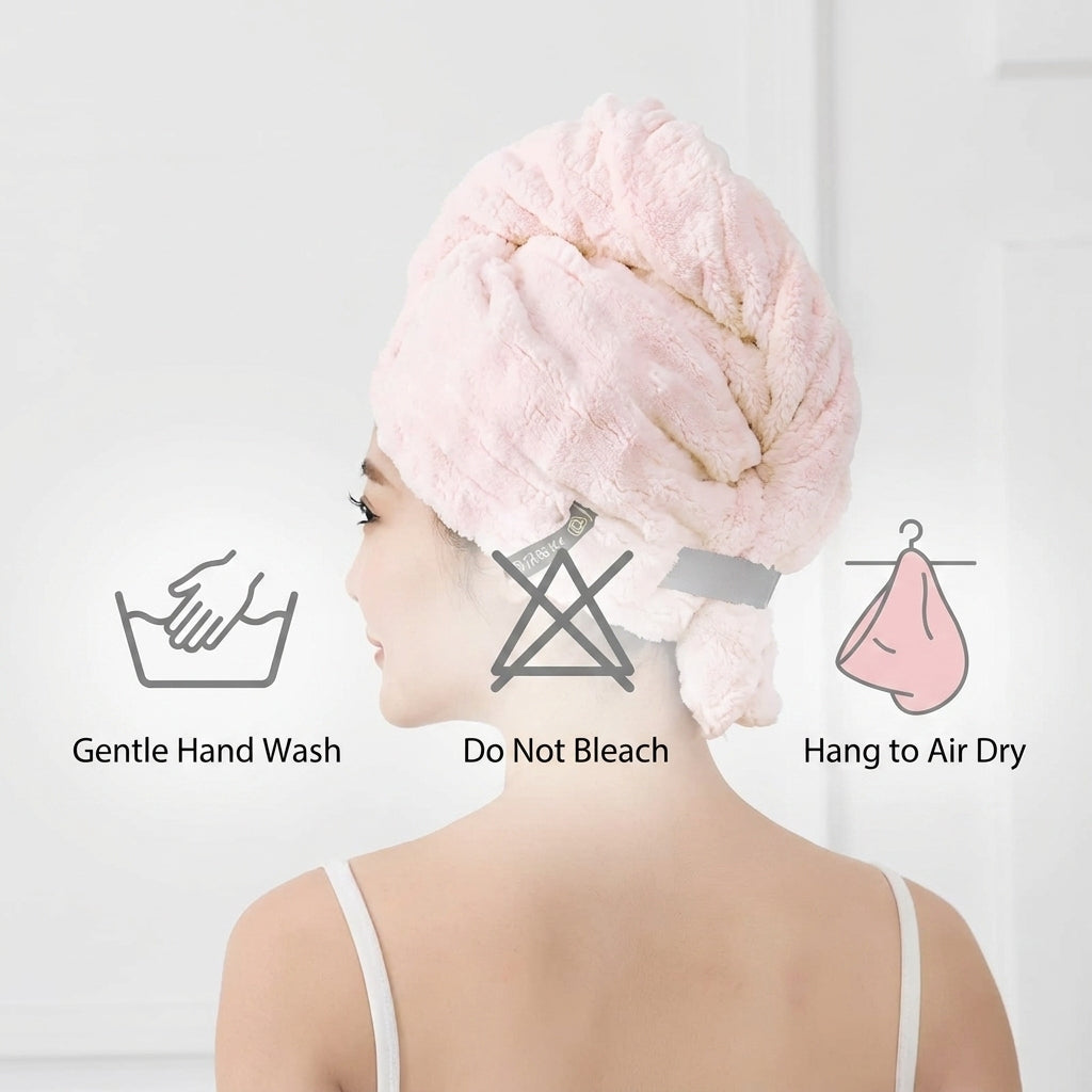 Microfiber Quick-Dry Hair Towel Wrap