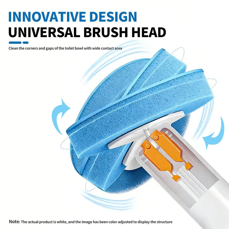 Disposable Toilet Brush Kit with Refills