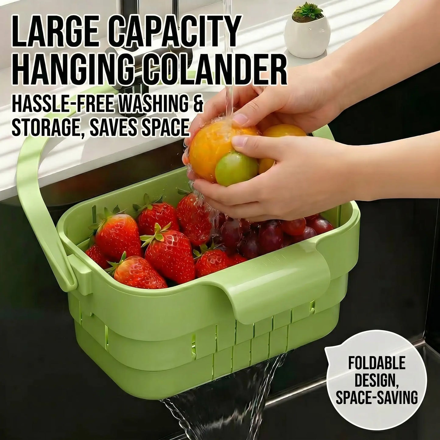 Expandable Corner Kitchen Sink Strainer Basket