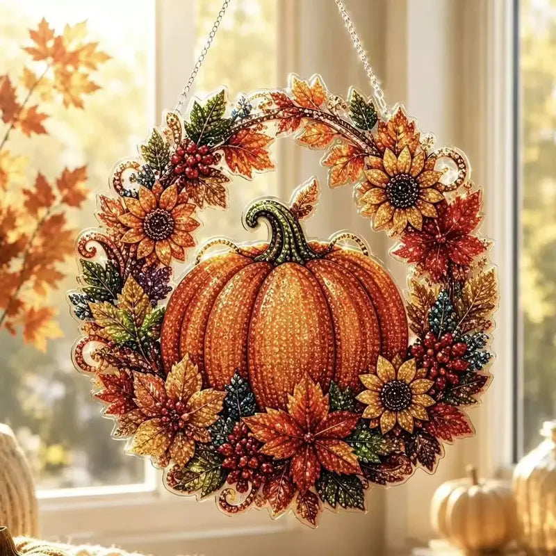 Halloween Christmas DIY Diamond Painting Suncatcher Kit