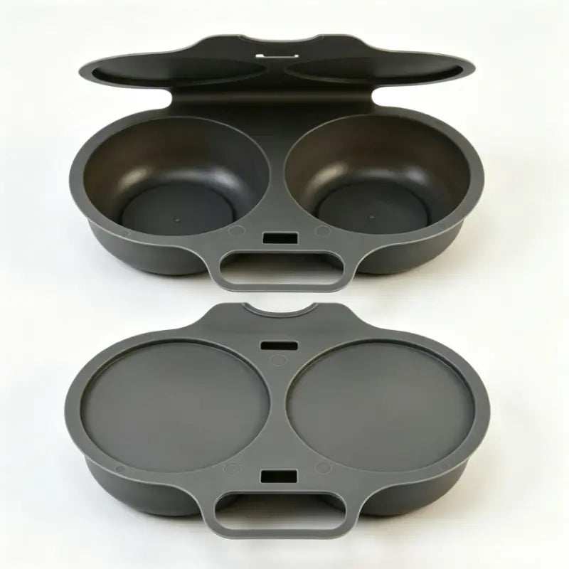 Non-Stick Microwave Fried Egg Cooker Set for Quick Breakfast Prep