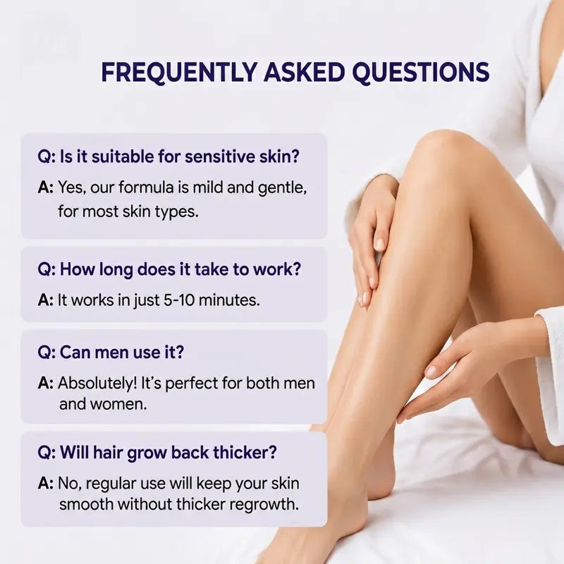 Gentle Hair Removal Cream for Sensitive Skin