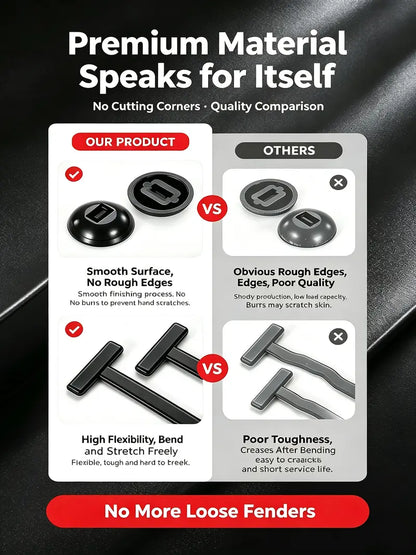 Piece Universal Nylon Cable-Tie Mounting Buckle Set