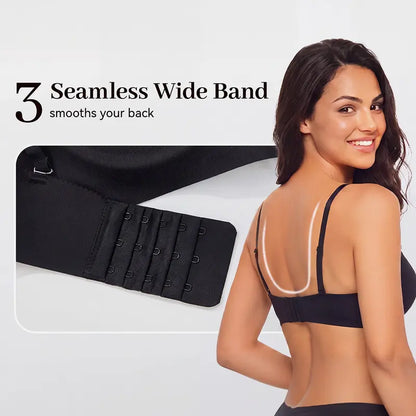 Drawstring Push-Up Wireless Lace-Up Front Bra