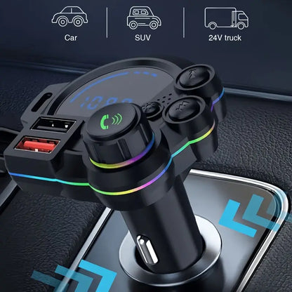 30W Bluetooth FM Car Charger Transmitter