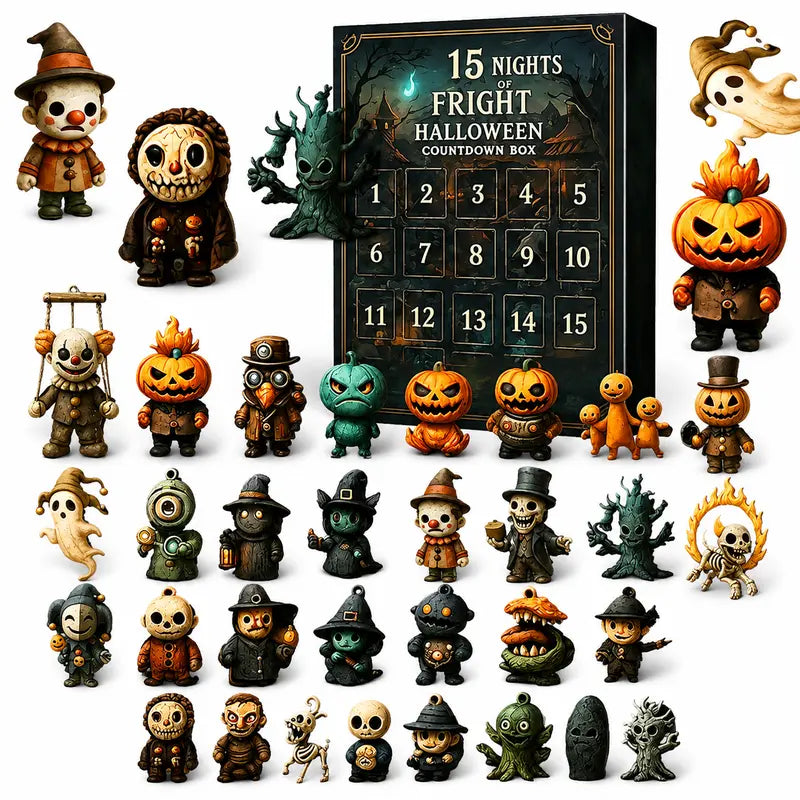Halloween Mystery Countdown Calendar – 15 or 31 Daily Surprises
