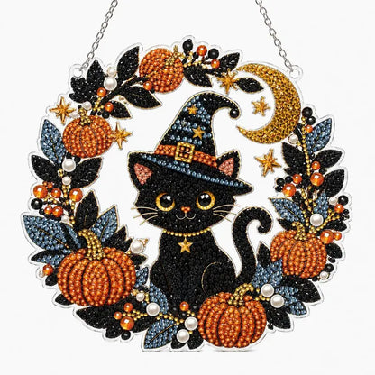 Halloween Christmas DIY Diamond Painting Suncatcher Kit