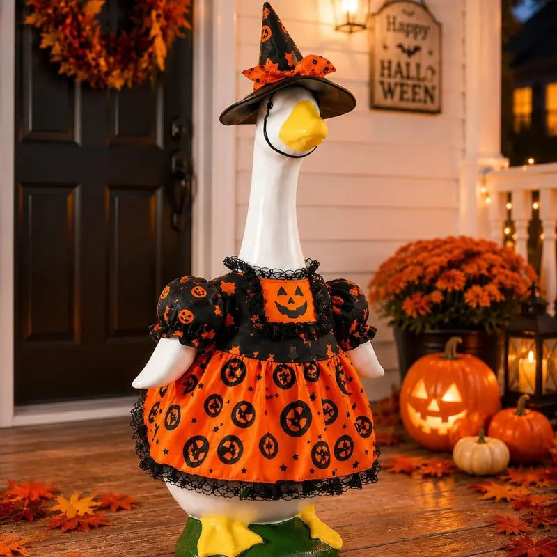 Halloween Porch Goose Costumes Set