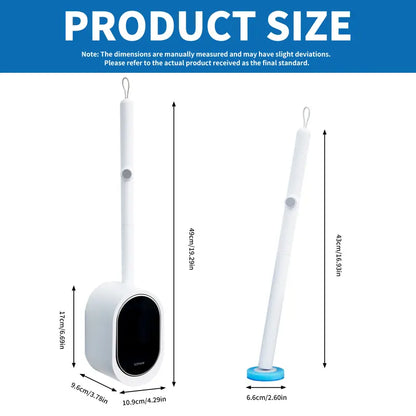 Disposable Toilet Brush Kit with Refills