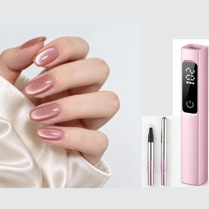 Magnetic 2-in-1 Cat Eye Nail Art Brush Pen