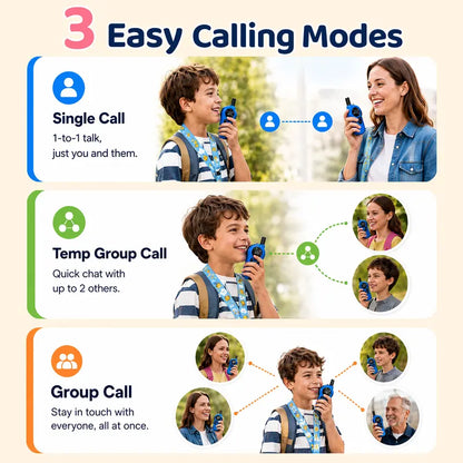 Kid-Friendly 4G SIM 2-Way Walkie Talkie with Nationwide Unlimited Range & No Monthly Fee