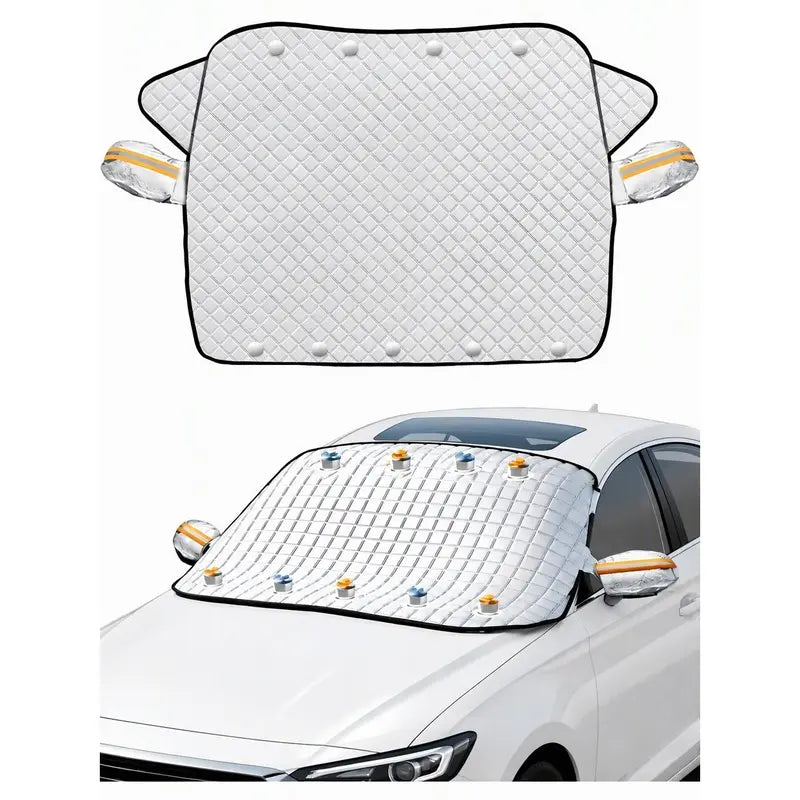 Thick Quilted Car Windshield Snow & Frost Cover