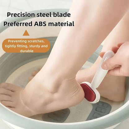Dual-Sided Stainless Steel Foot Callus Remover & Pedicure Scraper