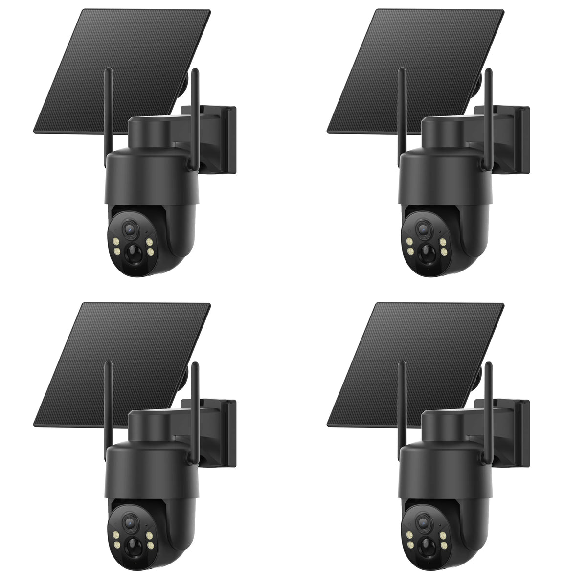 4G Solar Security Camera with 2K Color Night Vision
