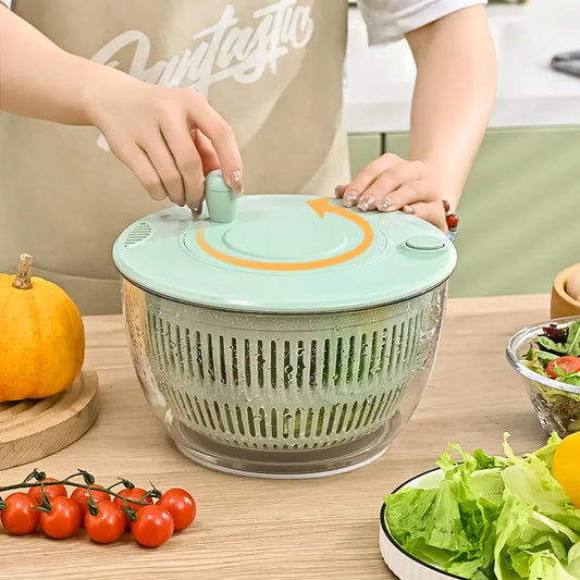 🥗 5.3-Quart Multi-Function Salad Spinner & Food Prep Bowl