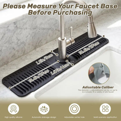 Silicone Faucet Splash Guard Mat