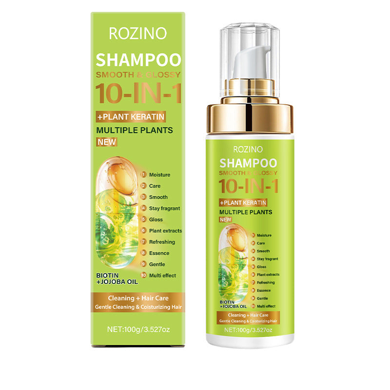 10-in-1 Smooth Glossy Hair Shampoo
