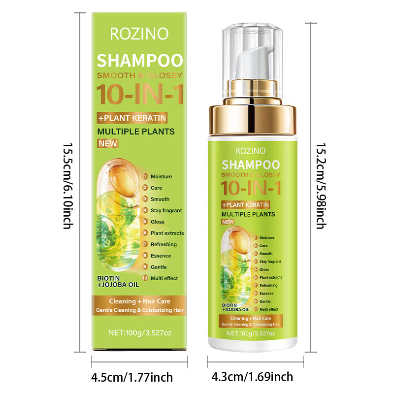 10-in-1 Smooth Glossy Hair Shampoo