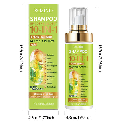 10-in-1 Smooth Glossy Hair Shampoo