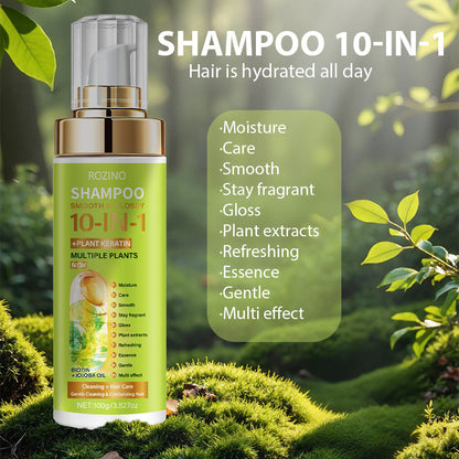 10-in-1 Smooth Glossy Hair Shampoo