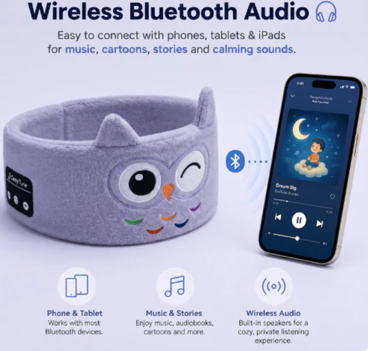 Kids Plush Bluetooth Sleep Headband